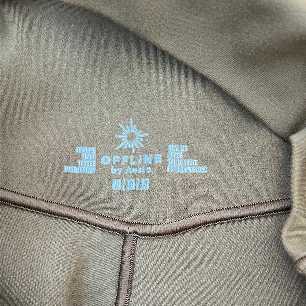 Aerie OFFLINE real me high waisted crossover flare leggings - Picture 2 of 2